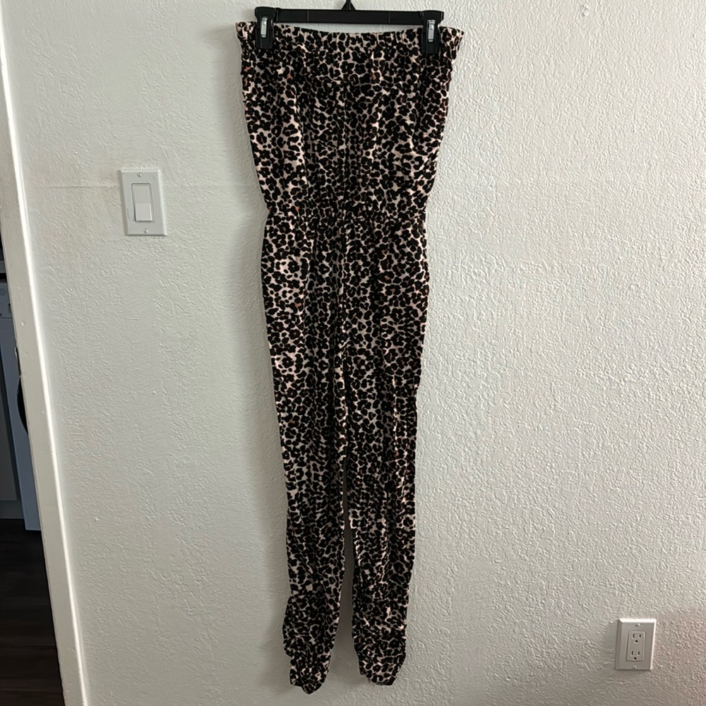 Cheetah print jumpsuit